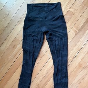 Lululemon black camo align leggings